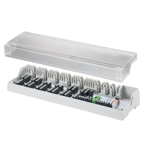 OVENTROP-Elektrische-Anschlussleiste-fuer-Flaechenheizung-10-Regelzonen-Heizen-Kuehlen-Change-Over-Pumpensteuerung-24-V-1400982 gallery number 1